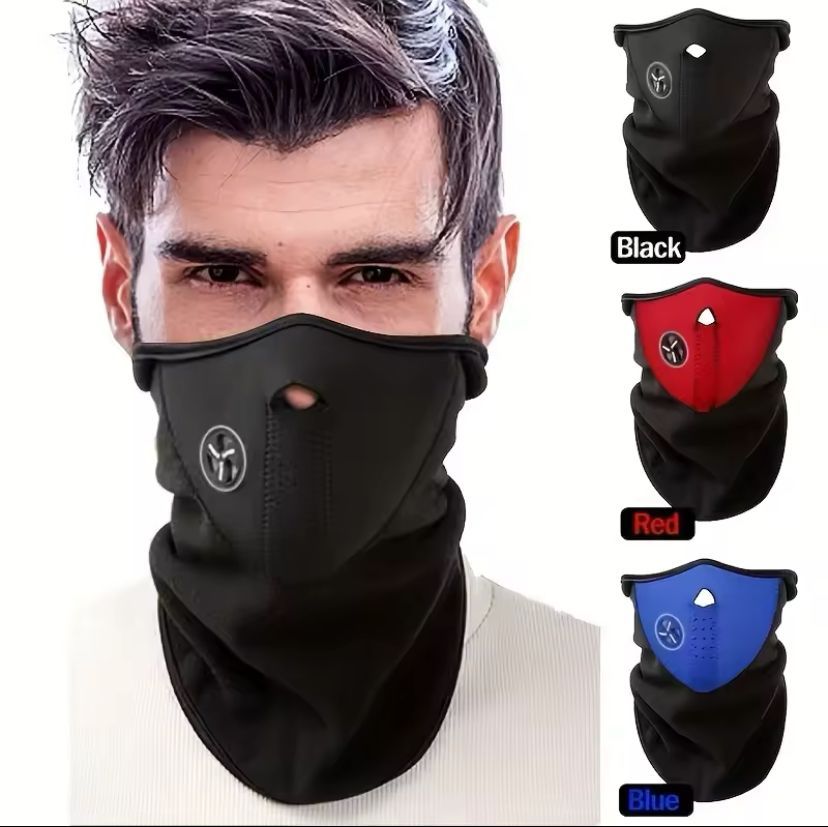 Windproof Winter Fleece Thermal Mask & Neck Guard_0