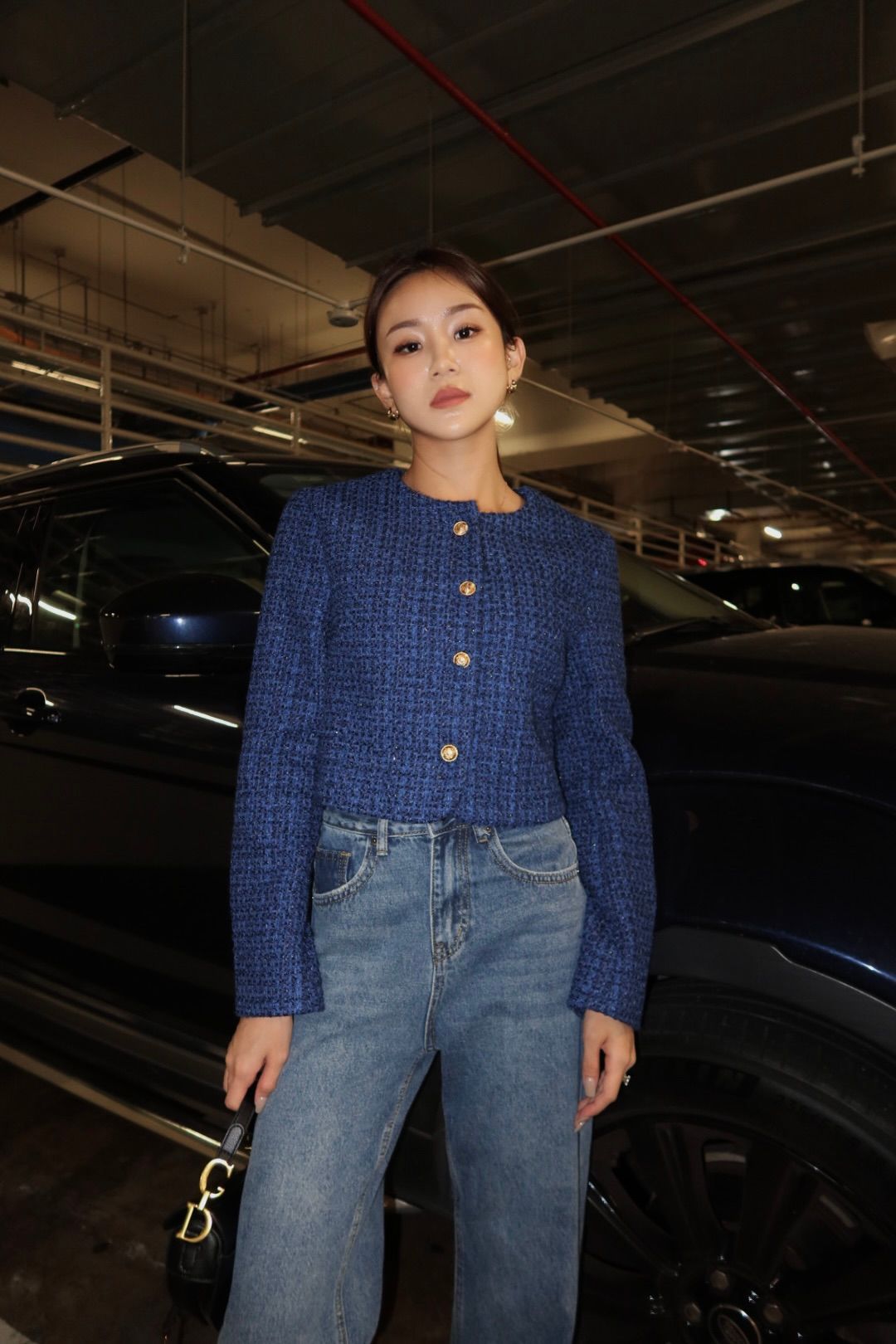 BLUE TWEED JACKET_0