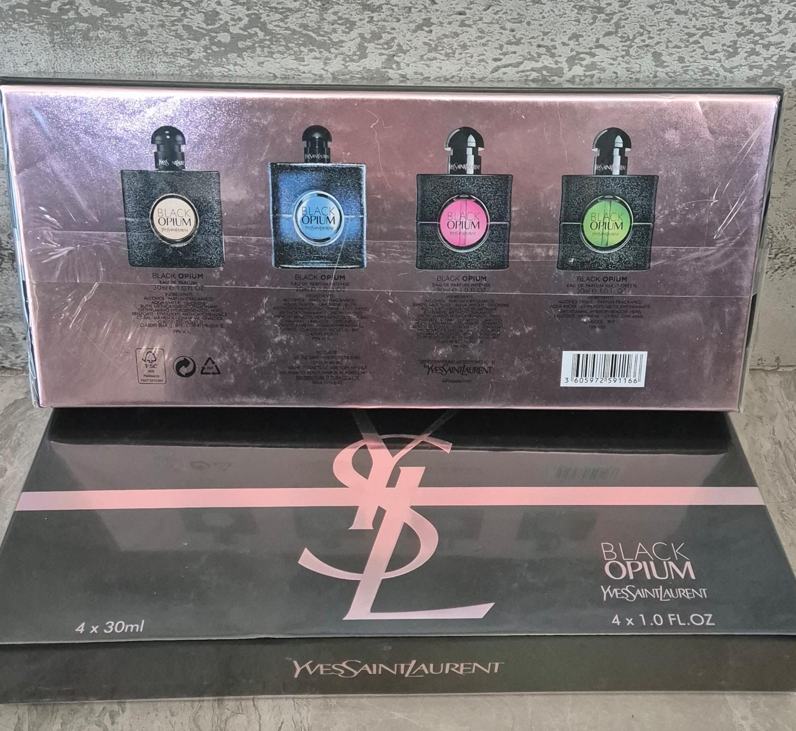 YSL black opium 4 piece gift set_0