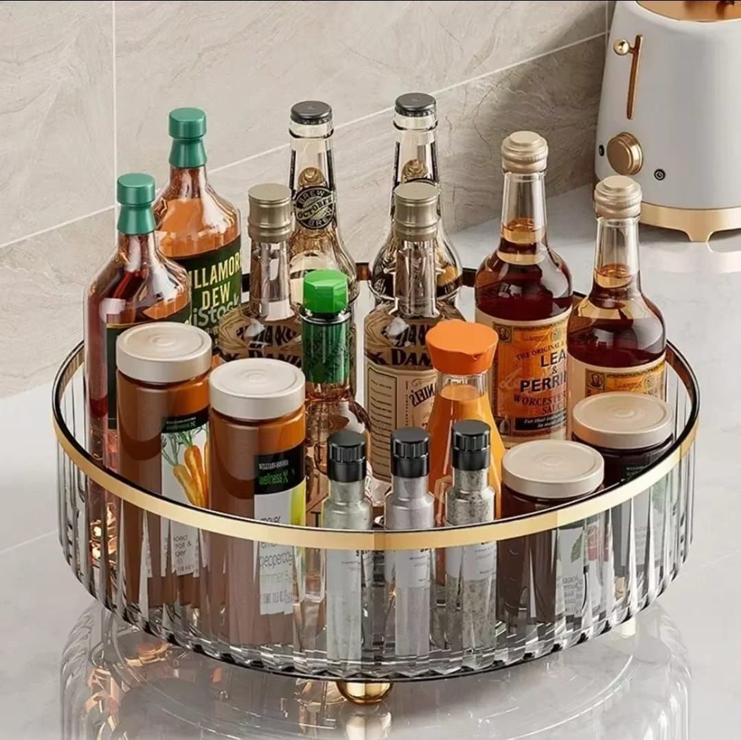 360-degree Rotating Turntable Organizer _0