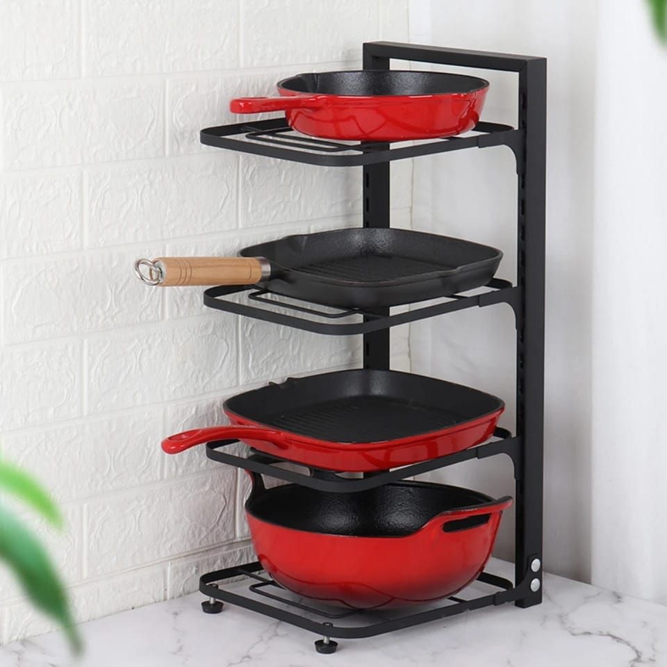 Adjustable Pot Rack Organizer_0