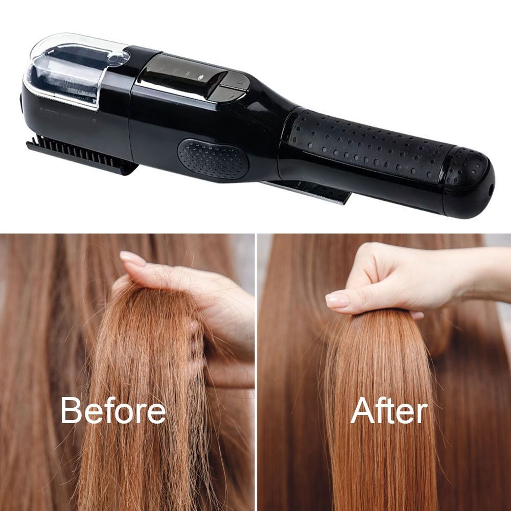 Split Ends Remover Hair Trimmer for Dry Damaged and Brittle,Spec: Gen 2 With Power Light(USB Plug)_0