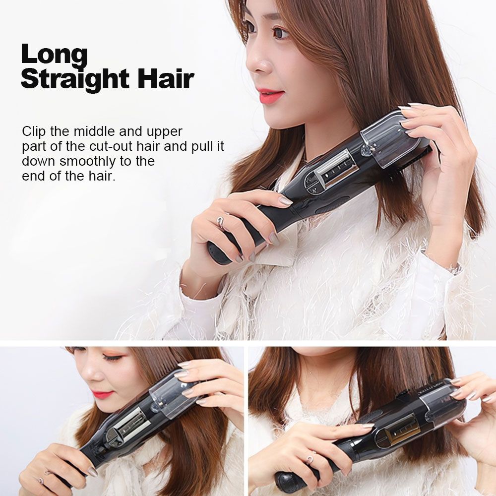 Split Ends Remover Hair Trimmer for Dry Damaged and Brittle,Spec: Gen 2 With Power Light(USB Plug)_4