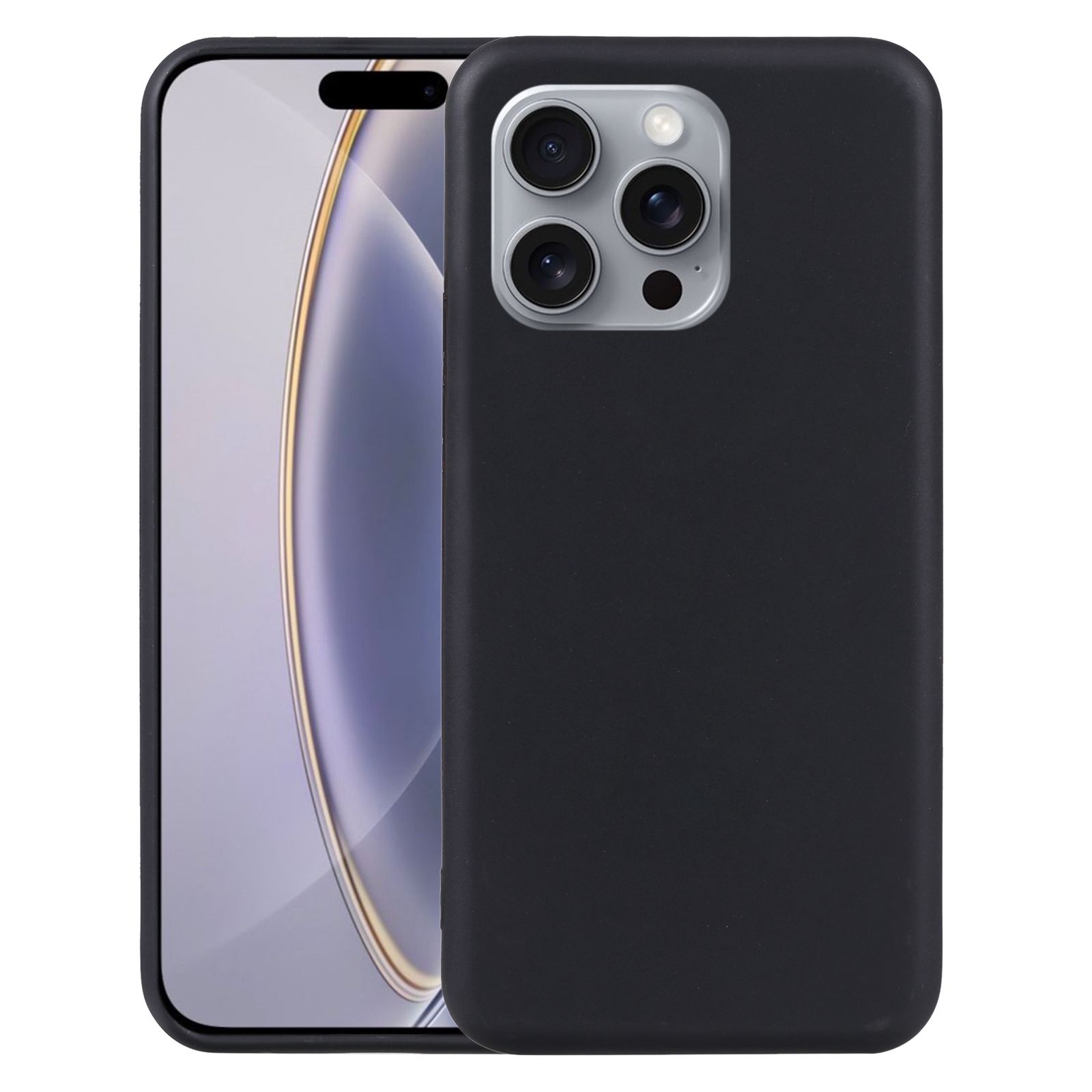 For iPhone 16 Pro TPU Phone Case(Black)_0