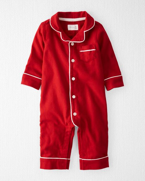 Baby Organic Cotton Coat Style Pajamas_0