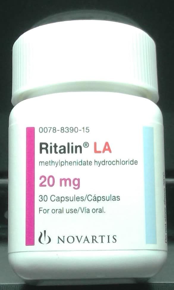 Ritalin 20mg 30 tablets _0