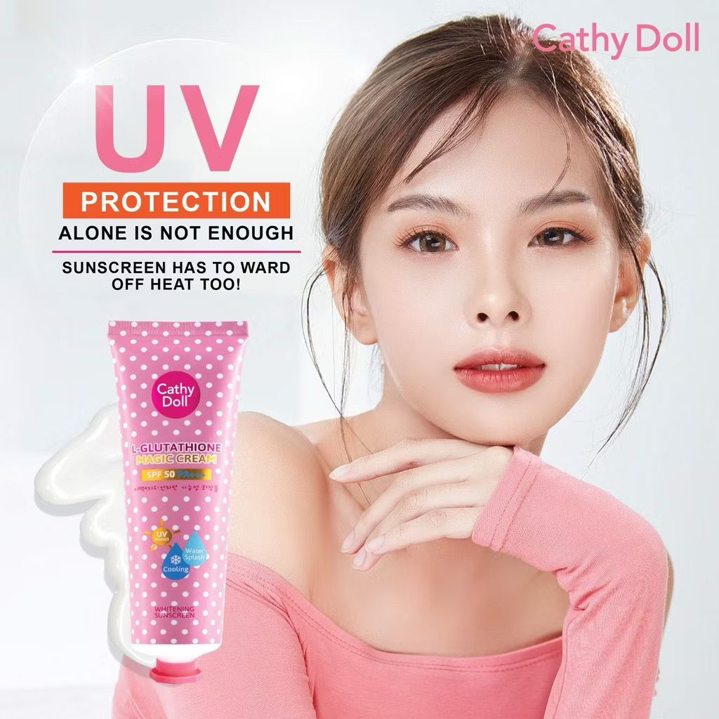 CATHY DOLL L-Glutathione Magic Cream Whitening Sunscreen SPF50 _1