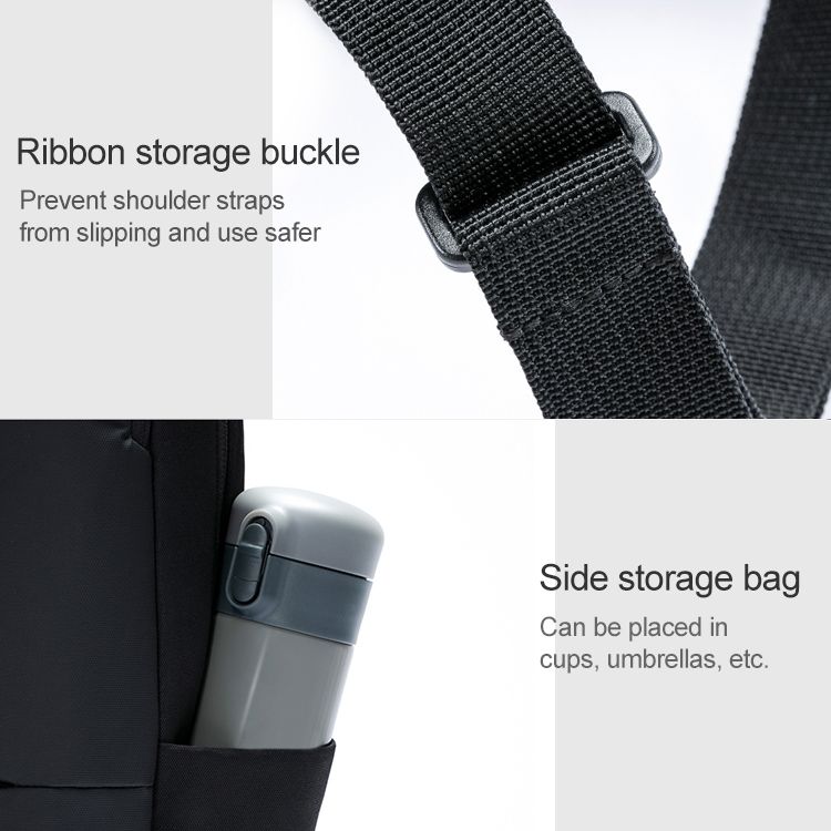 Original Xiaomi Classic Business Backpack 2 18L Large Capacity IPX4 School Double Shoulders Bag Grey_5