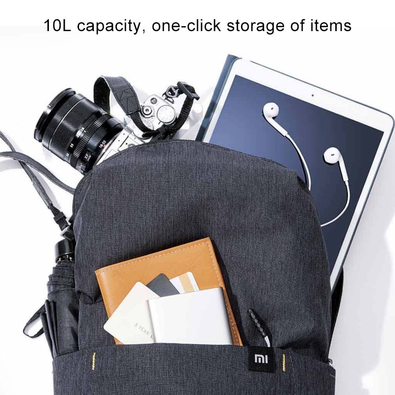 Original Xiaomi 10L Travel Camping Backpack Bag Colorful Leisure Sports Chest Pack Bags Unisex Dark Blue_5