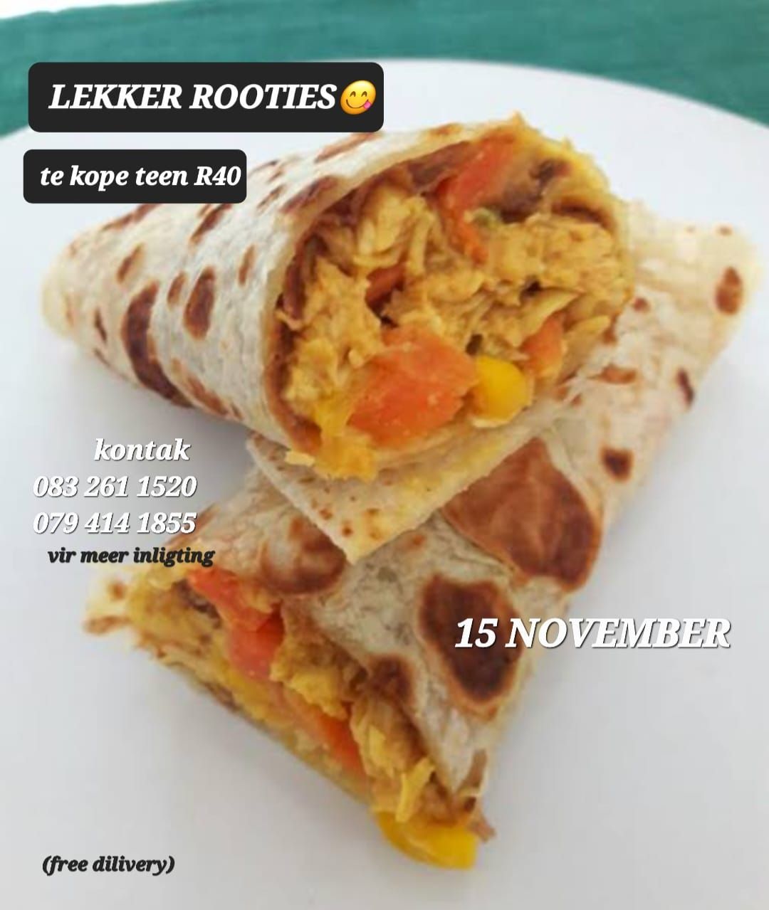 Chicken Curry Rotti_0