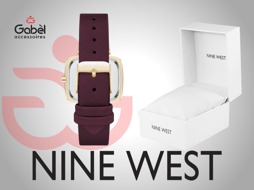 Montre Nine West Grenat_2