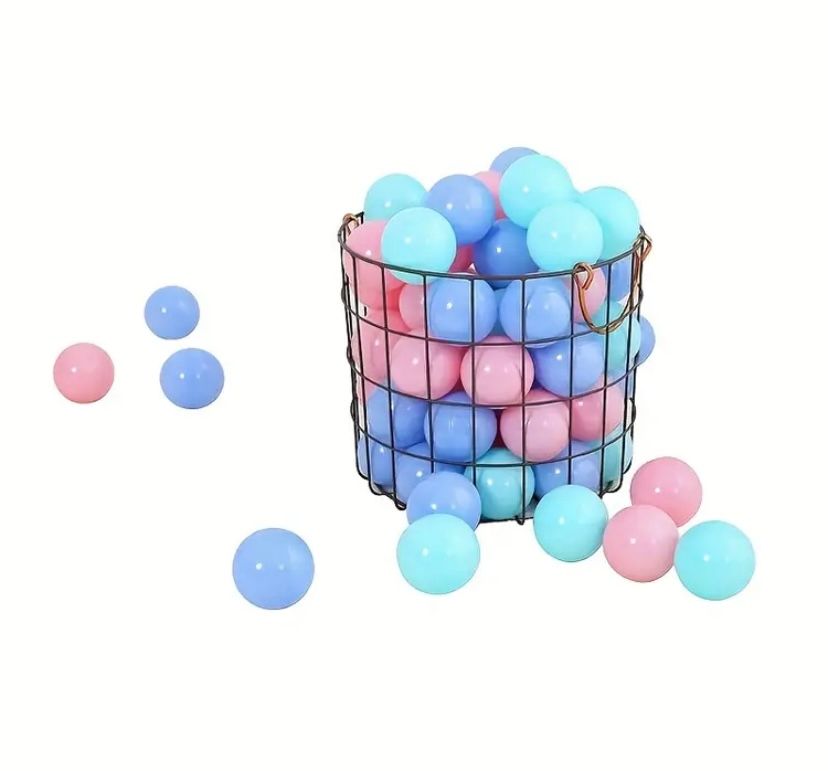 50 piece pastal balls for play pen , ball pit_0