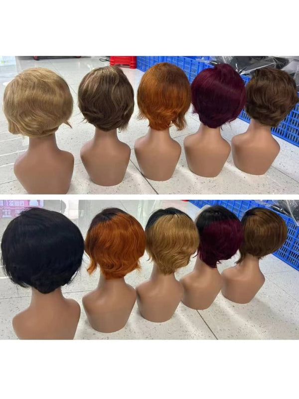 Pixie Human hair Wig_2