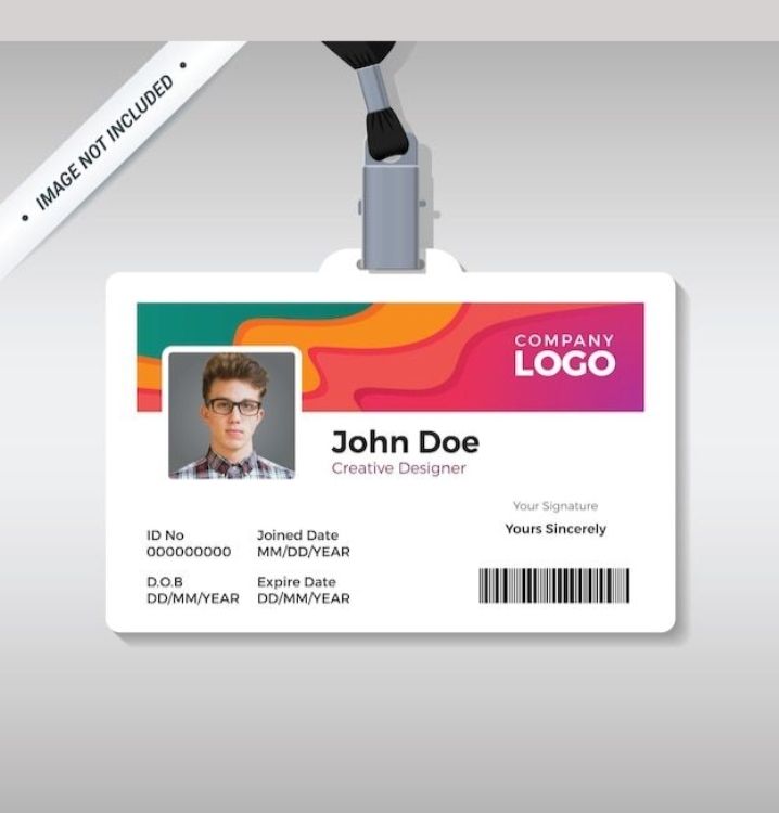 Customised ID card + Lenyard & Cover_1