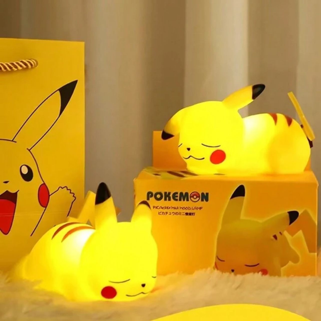 Veilleuse Pikachu – Lumière Douce pour un Univers Enchanteur_0