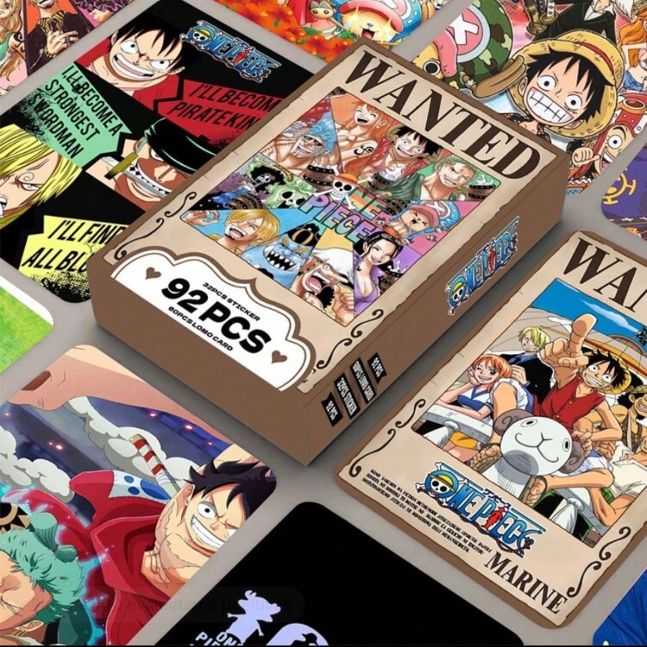 Cartes de Collection One Piece avec Stickers_0