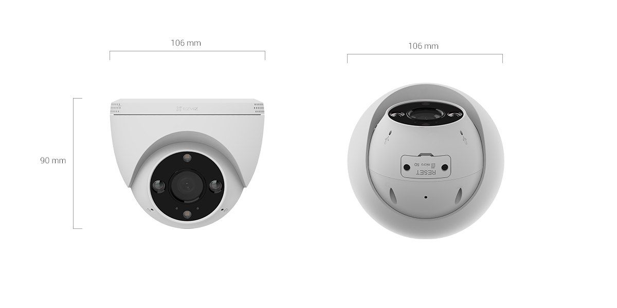 H4 Dome Wi-Fi Smart Home Camera 2K 3MP_1