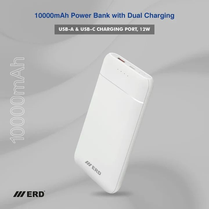 ERD PB-230 10000 mAh PowerBank With USB A & C Charging Ports_2