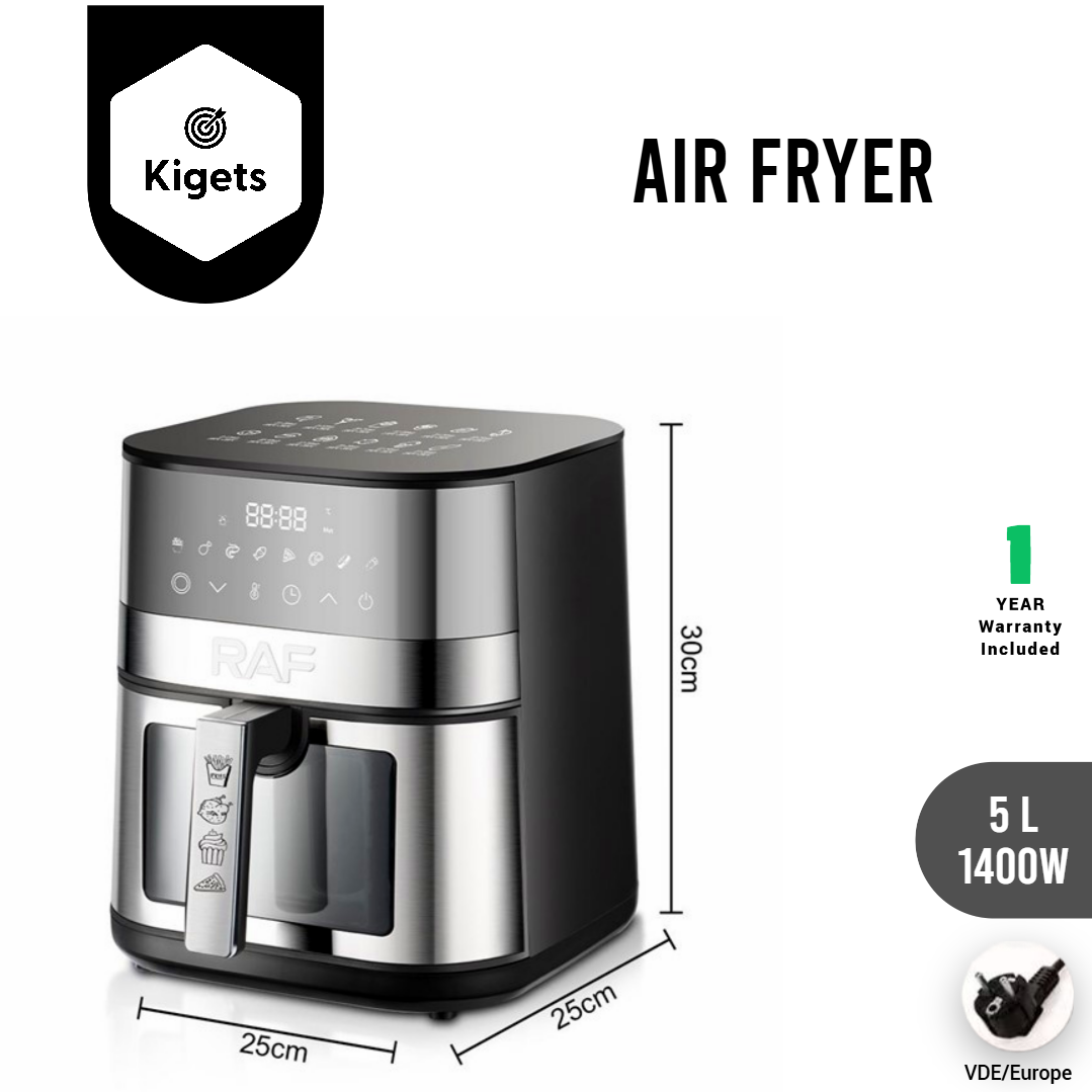 5L Digital Air Fryer with Visible Window_2