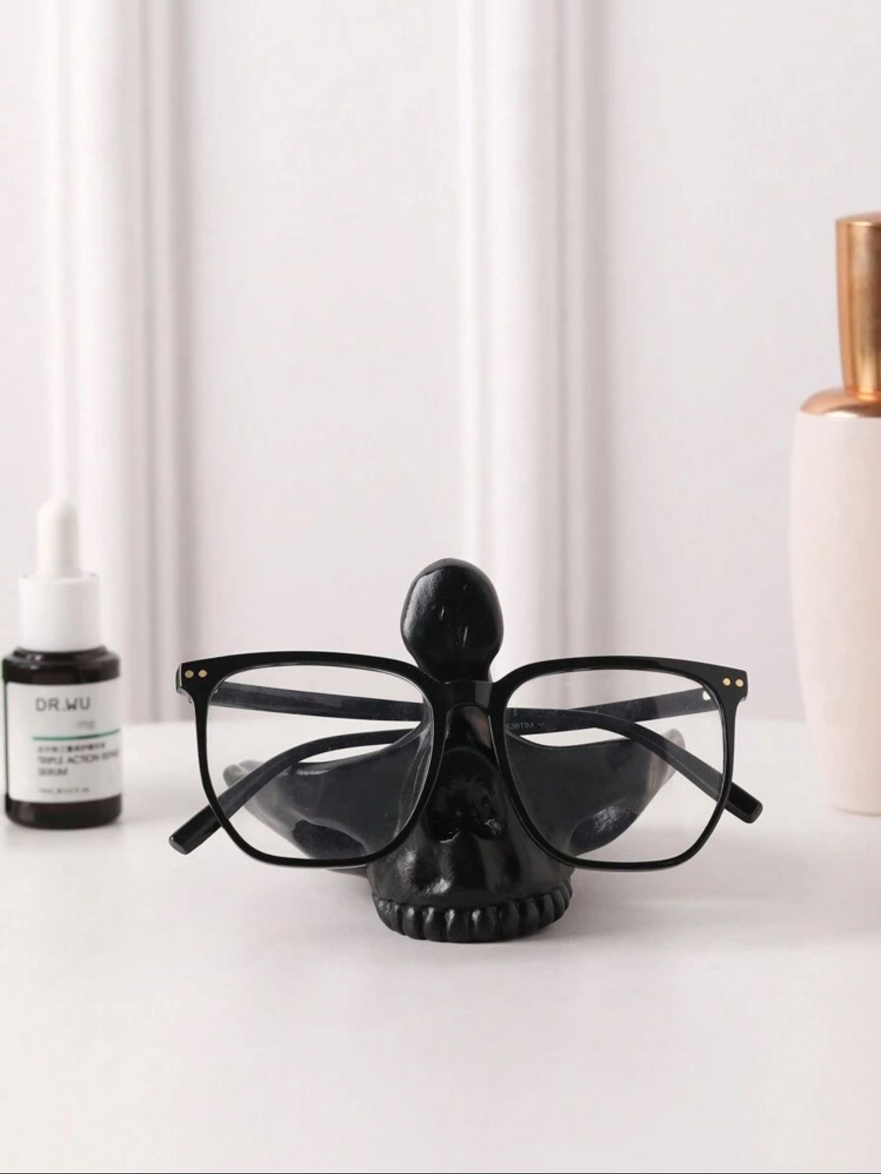 Porte-Lunettes et Vide-Poche Skull Noir_2