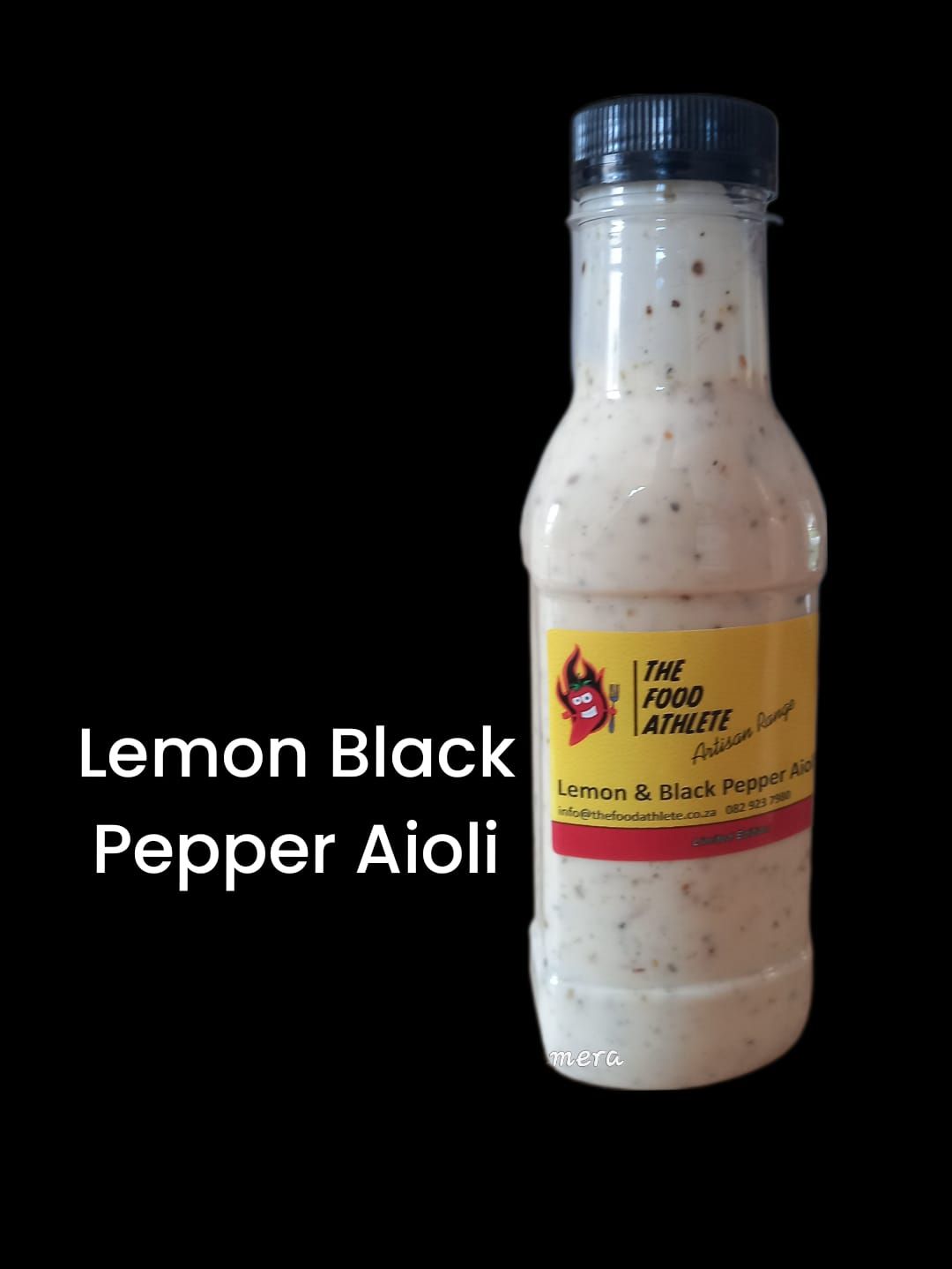 Lemon and Black Pepper Aioli  375ml_0