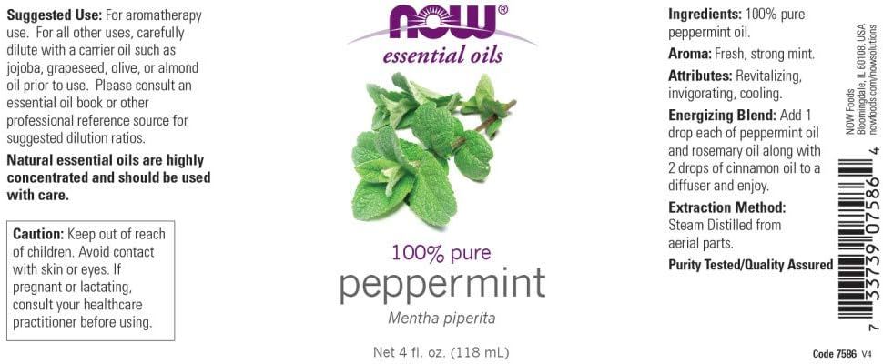 NOW PEPPERMINT OIL  4 OZ_1