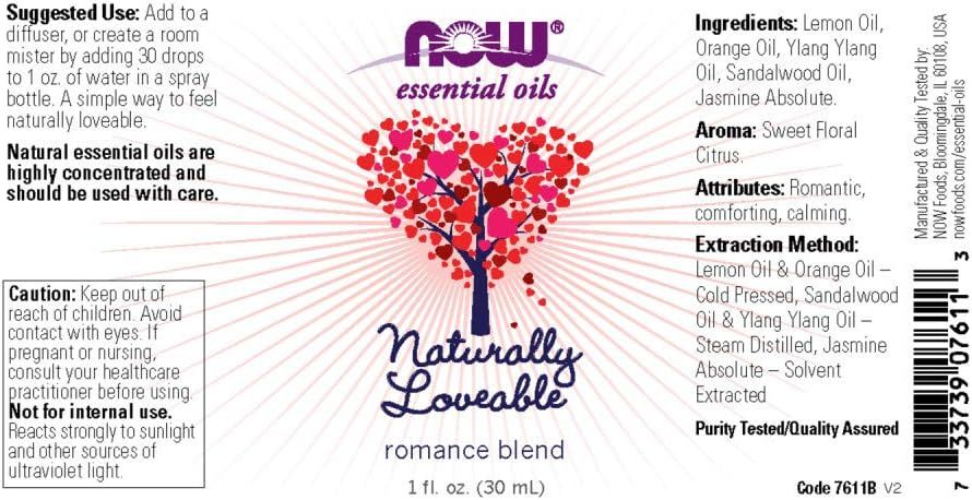 NOW NATURALLY LOVEABLE ROMANCE OILS 1 OZ_1