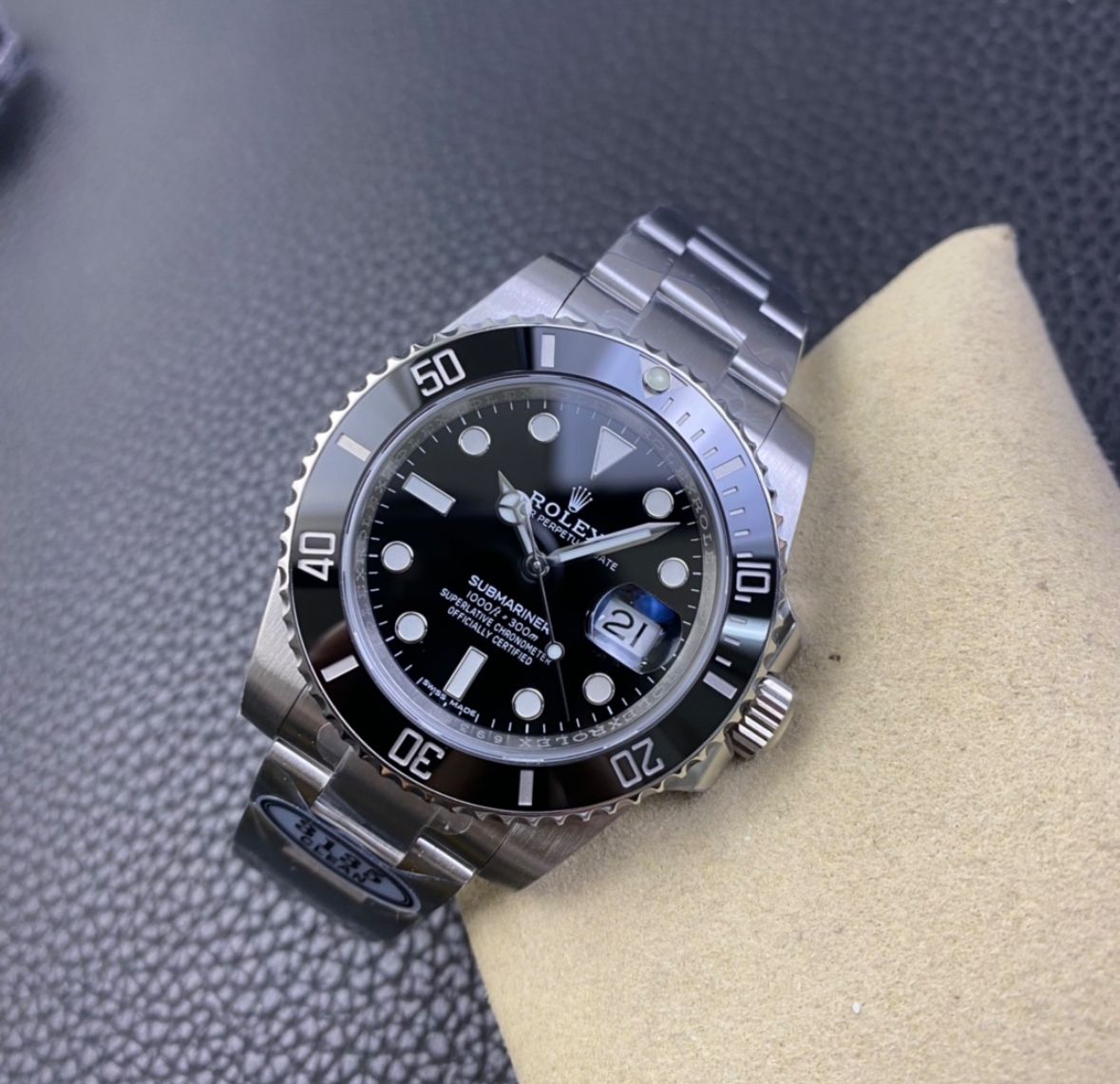 Super Clone Submariner Date 116610LN Black Dial 40mm Black Ceramic Bezel 904L Steel Case & Oyster Bracelet 3235 Movement_4