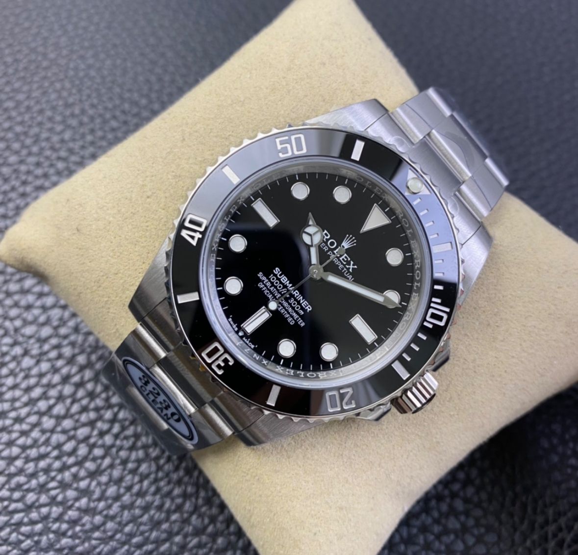 Super Clone Submariner No Date 124060 41mm Black Dial 904L Steel CF Rolex Sub No Date Super Clone - 3235 Movement_2