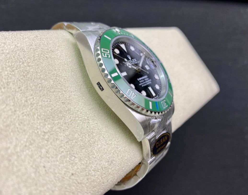 Super Clone Submariner Date Starbucks Green Bezel 126610LV - 3235 Movement_4