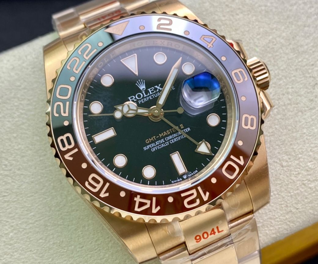 Super Clone GMT-Master II Everose Gold “Root Beer” 126715_1