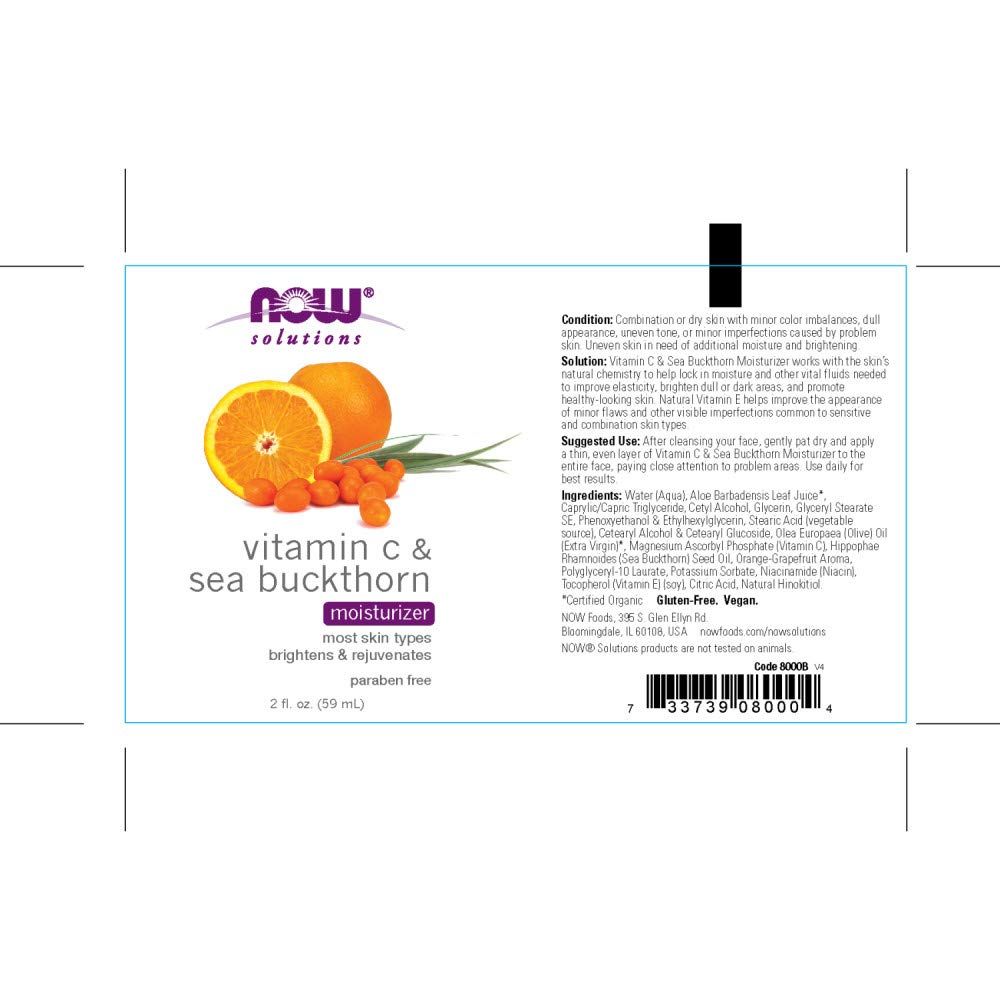 NOW VIT C & SEA BUCKTHORN MOISTURIZER 2 OZ_1