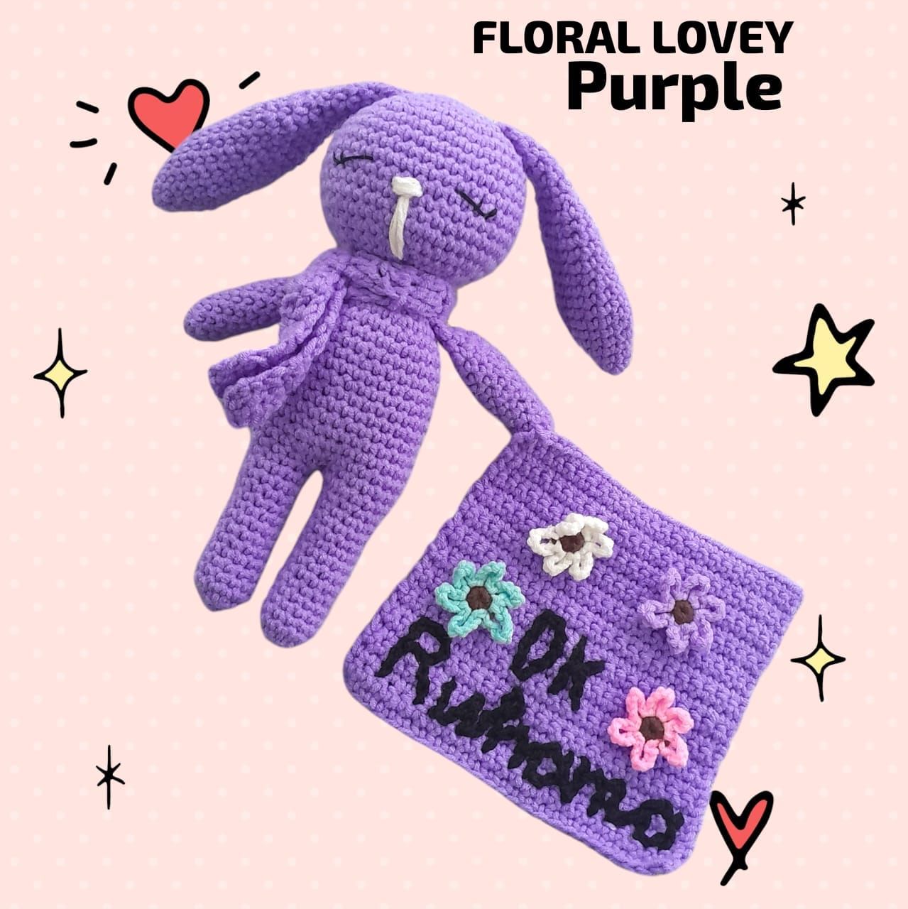 [PREORDER] Customised Name Lovey Bunny_3