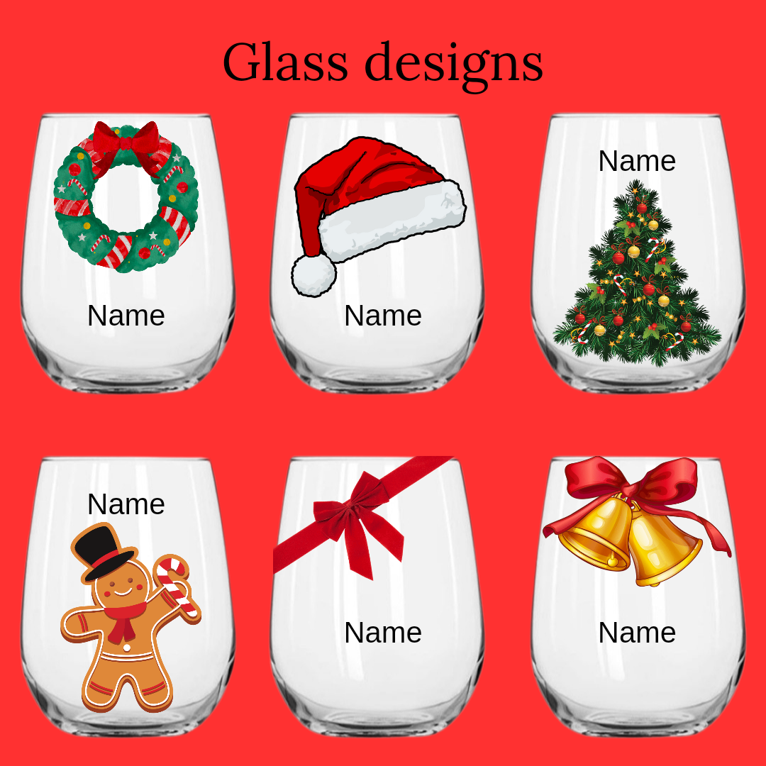 Xmas personalised wine glasses_0