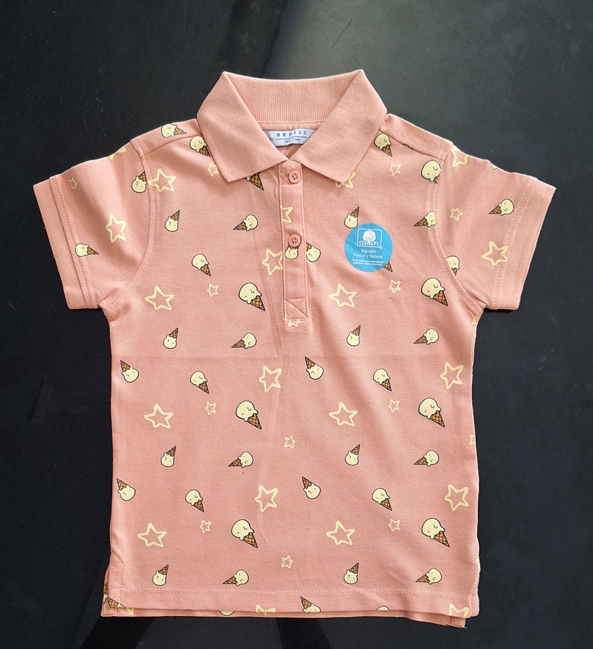 Polo fille Motif Glace _2