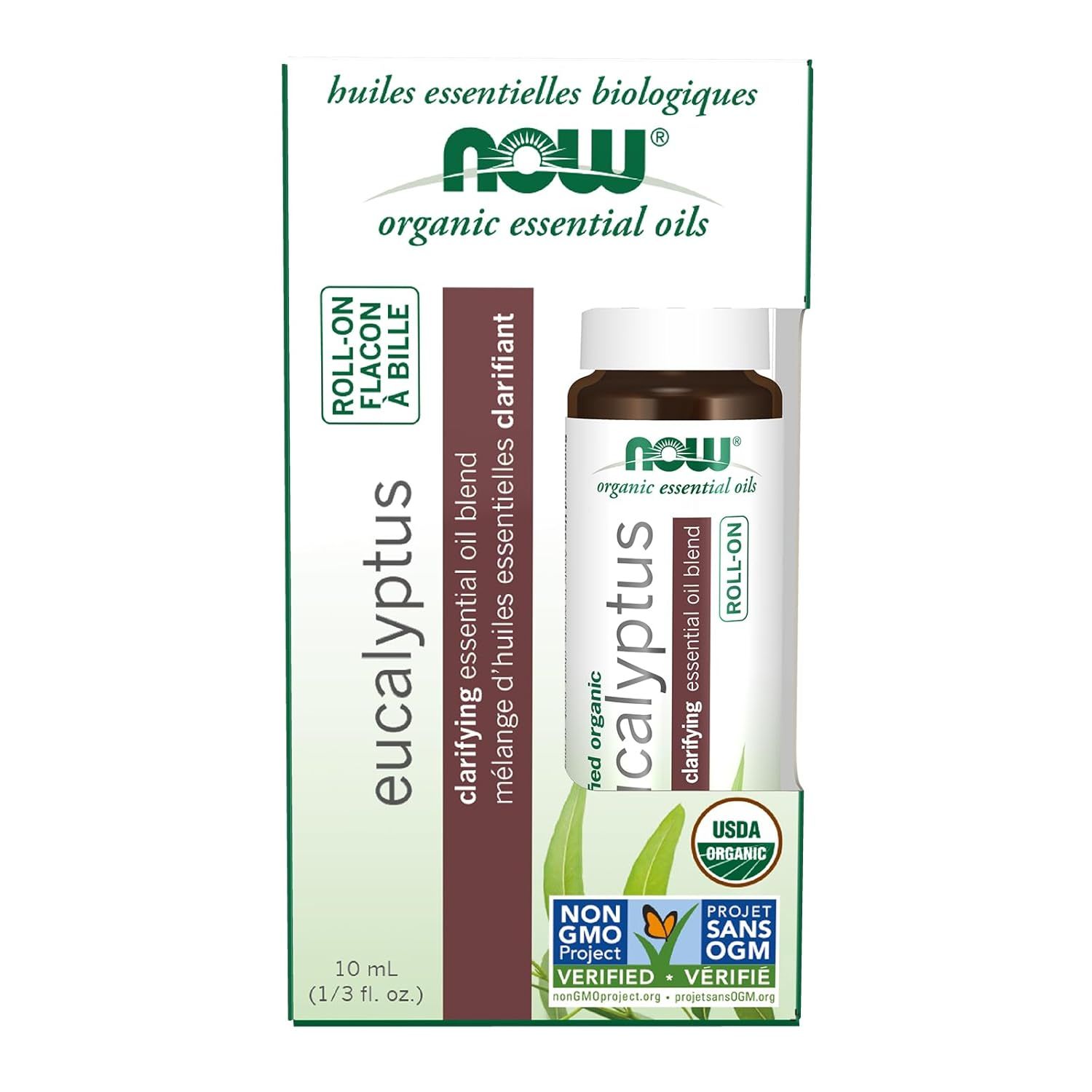 NOW ORGANIC PEPPERMINT EO ROLL-ON  10 ML_0