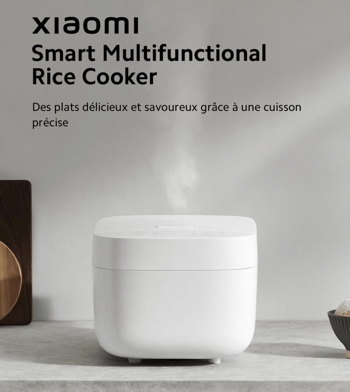 Xiaomi Smart Multifunctional Rice Cooker Des plats délicieux et savoureux grâce à une cuisson précise_0