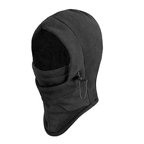 Men's Windproof Fleece Balaclava with Ear Protection – Winter Riding Hat_3