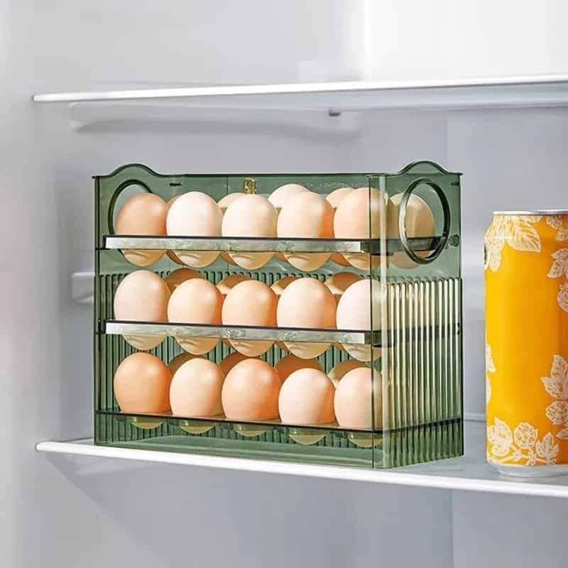 Autoflip Fridge Egg Storage Plastic Box_1