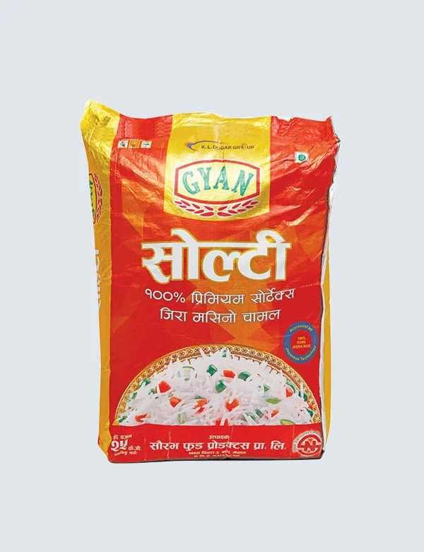 Gyan Soaltee Jeera Masino Rice, 25 KG_1