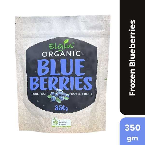 Elgin Organic FrozenBlueberries, 350g_0