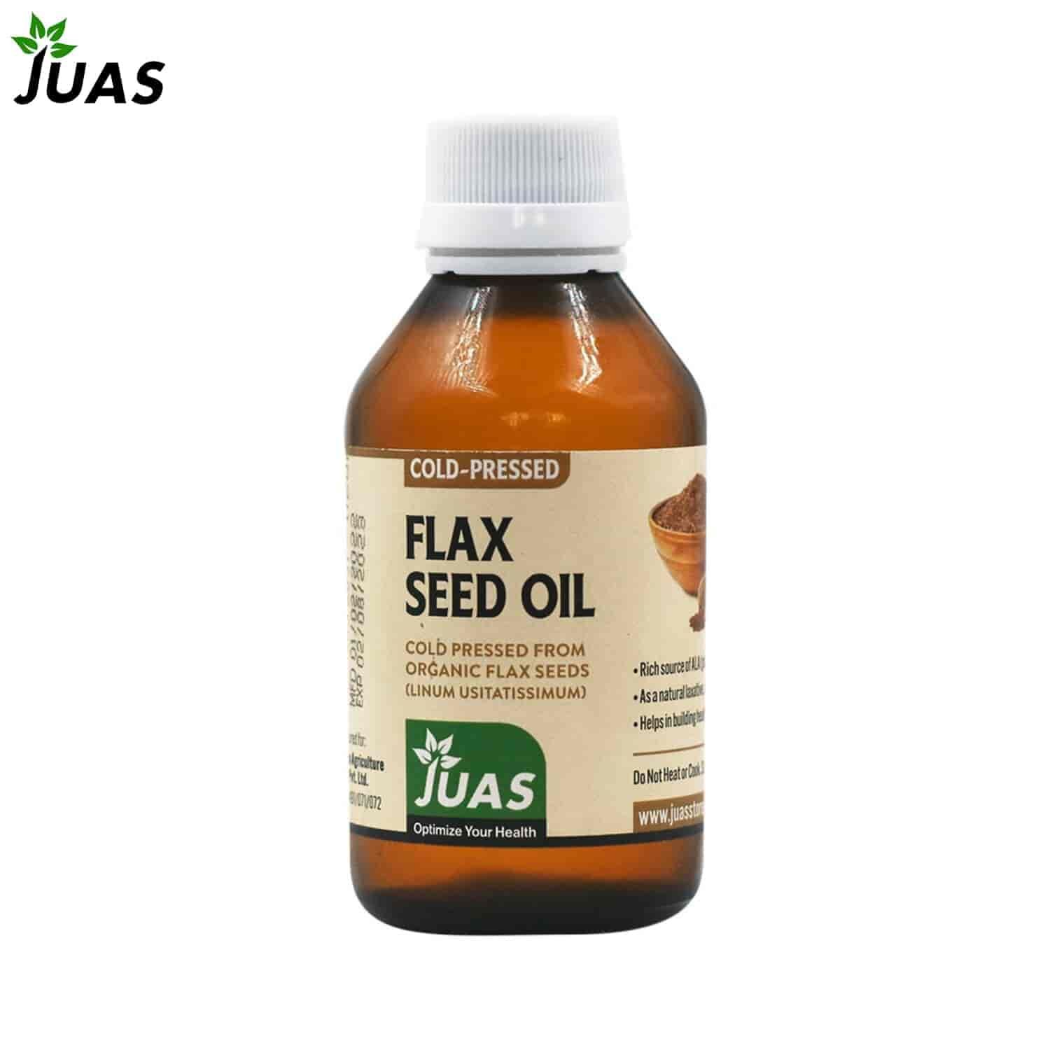 JUAS Cold Pressed
Flax Seed Oil, 120ml_0