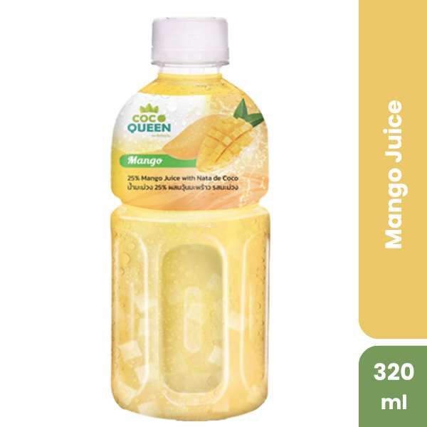 Coco Queen Nata De Coco Mango Juice, 320ml_0