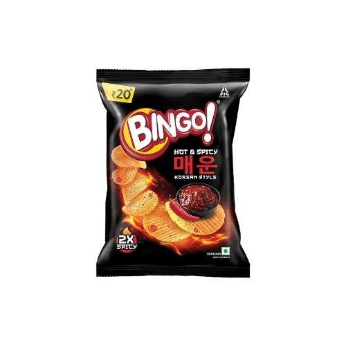 BINGO HOT & SPICY KOREAN STYLE CHIPS 43 G_0