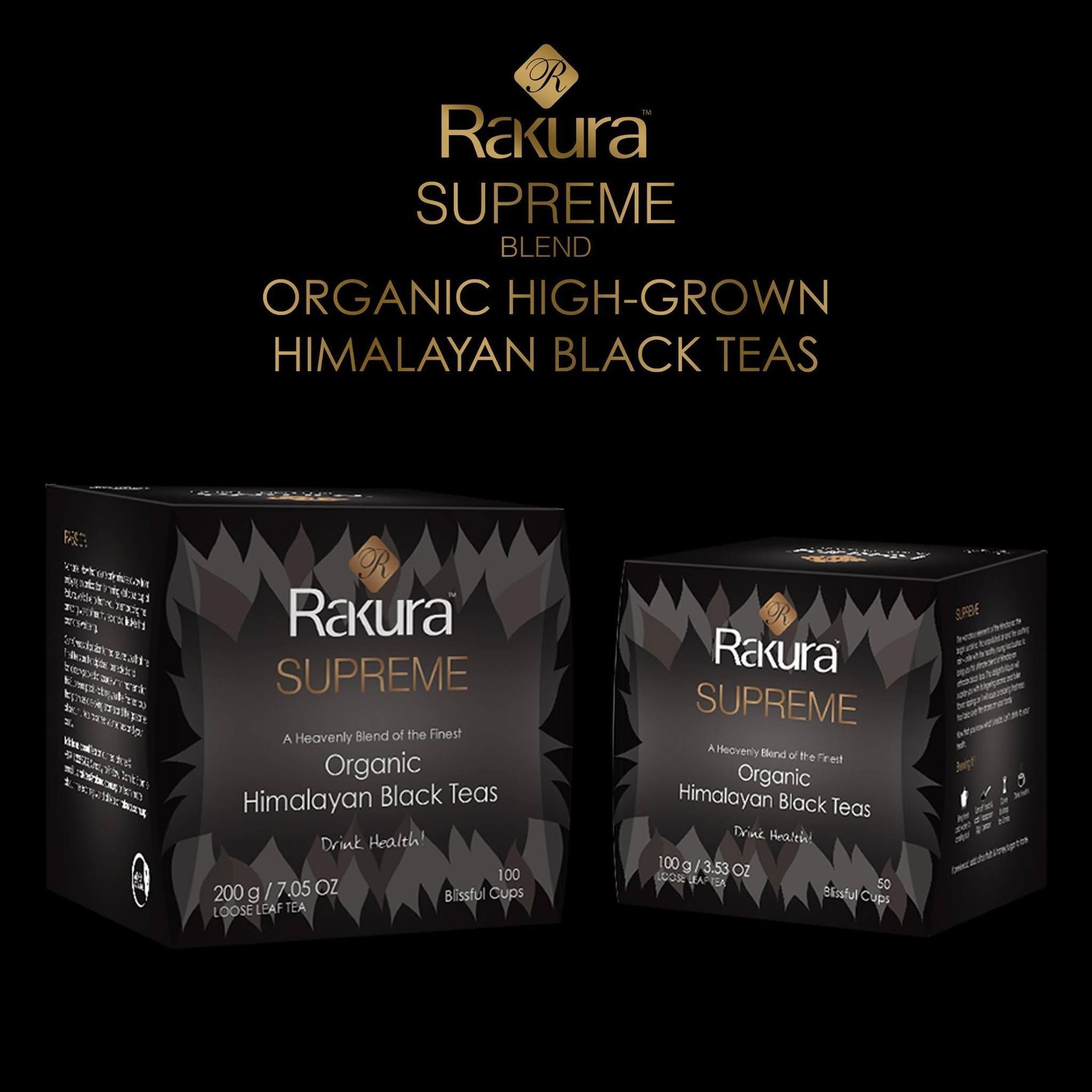 Rakura Supreme Organic Himalayan Black Tea 100 gm_0