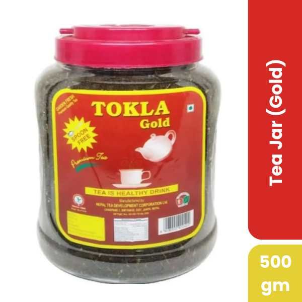 Tokla Gold Tea Jar, 500gm_0