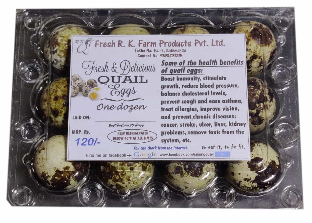 Fresh R.K Farm Quail Egg, 1 Dozen_0