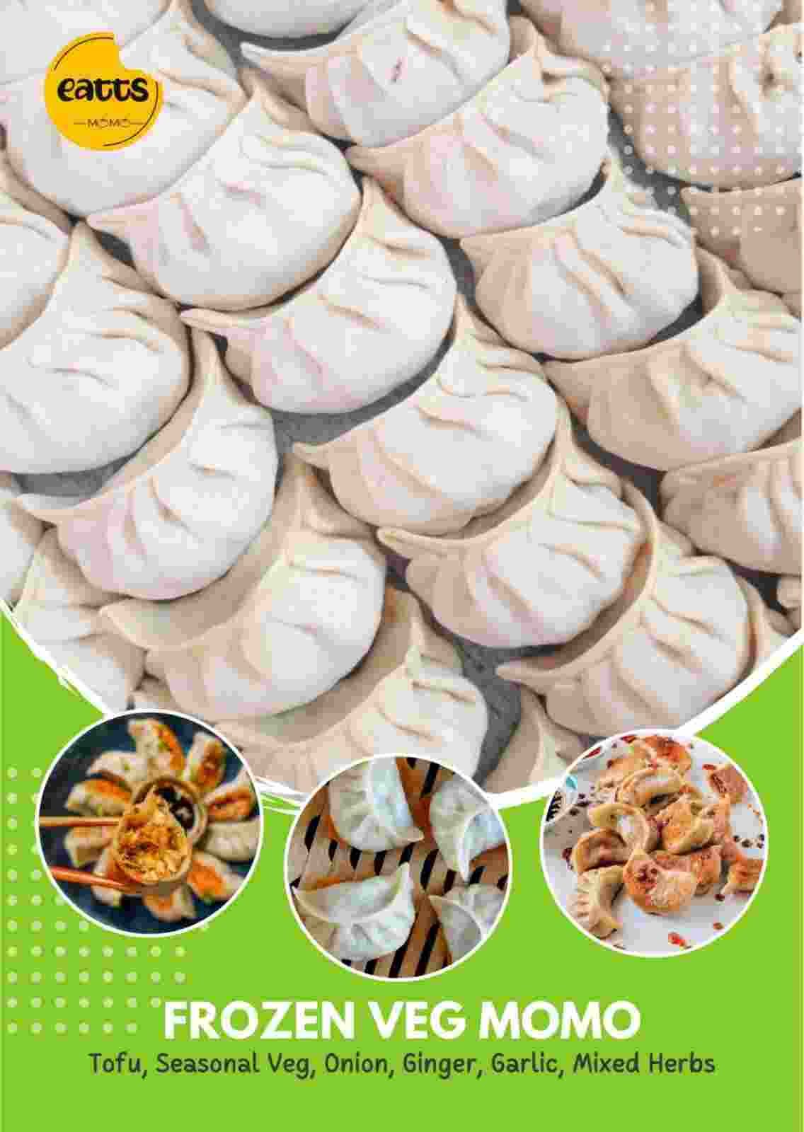 Eatts Frozen Veg Momo, 45 Pieces Pack_0