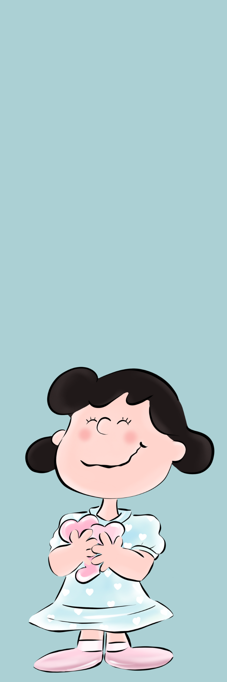 Lucy Van Pelt  Bookmark 350gsm (matte) 2side print 5x15cm size_0