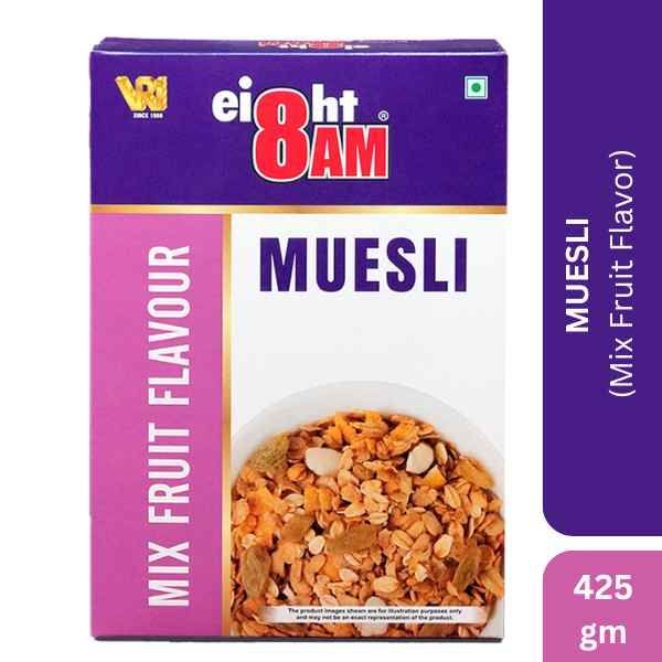 8AM Muesli Mix Fruit Flavour, 425g Box_0